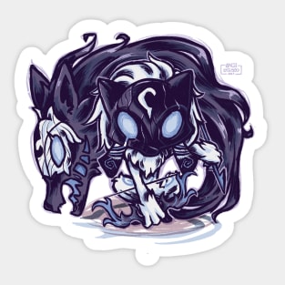 wolf and sheep Sticker